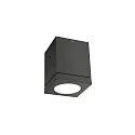 Plafonnier extérieur TUBE CARRÉ 1.0 LED PHASE Bas, angulaire, rigide IP65, anthrazit gradable