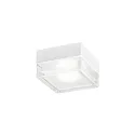 ceiling luminaire BLAS 2.0 square, surface-mounted version IP65, mat, traffic white dimmable