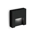 Luminaire mural d’extérieur RETO OUTDOOR WALL SURF 1.3 IP65, noir mat gradable