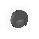Luminaire mural d’extérieur RETO ROUND WALL SURFACE OUTDOOR 1.3 rond IP65, anthrazit gradable