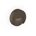 Luminaire mural d’extérieur RETO ROUND WALL SURFACE OUTDOOR 1.3 rond IP65, bronze gradable