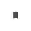 Luminaire mural d’extérieur TRAM WALL 1.0 1 voie, cylindrique, dimmable IP65, anthracite mat gradable