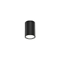 Plafonnier extérieur TRAM 1.0 Bas, cylindrique, dimmable IP65, noir mat gradable