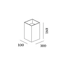 Wever & Ducré LED Outdoor Wall luminaire BOX 3.0, IP65, up or down, 6W 3000K 2x200lm, dimmable, white