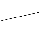 1-phase track (Recessed mounting), 100cm, black