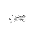 cable T-connector 24V PLUG&PLAY 3-fold, black