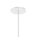 Rosace de plafond pour SHIEK / BOX / DOCUS (...) 1 voie, rond, sans abat-jour, montage semi-enfoui, blanc éclatant