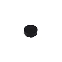 ceiling canopy for SHIEK / BOX / DOCUS (...) round, without shade, surface-mounted version, 8-fold, deep black