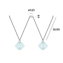Wever & Ducré Suspension pendulaire WIRO - DECENTER 2.0 2 voies