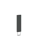 Accessory for FIFTY FIFTY / SMILE / SWAY / PALOS - socket with bracket for setting in concrete, 60cm, anthracite
