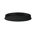 ceiling canopy 9-fold, black