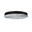 ceiling canopy 6-fold, aluminium, black