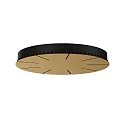 ceiling canopy 9-fold, champagner, black