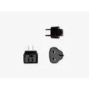 Battery charger, 2-fold, IP20, 100-240V AC, sec. 5V DC, 2A, black