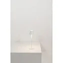 Zafferano battery table lamp POLDINA MICRO IP65, white dimmable