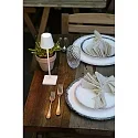Zafferano battery table lamp POLDINA MICRO IP65, white dimmable