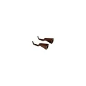 Support mural PENCIL MODULO LUCE lot de 2, corten