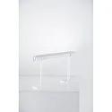 Zafferano Accessory for PENCIL MODULO LUCE Table brackets, set of 2, transparent