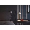 battery table lamp CIRCE IP65, white matt dimmable